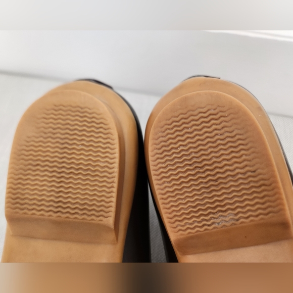 Sperry Top Sider Size 10 Duck Boots Leather Rubber Rain Snow Waterproof Women - Picture 10 of 14